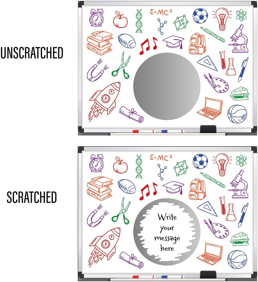 My Scratch Offs - Customizable Scratch-Off Cards Graffiti Design for Prizes, Classroom Rewards & Teacher Supplies, 50 Pack