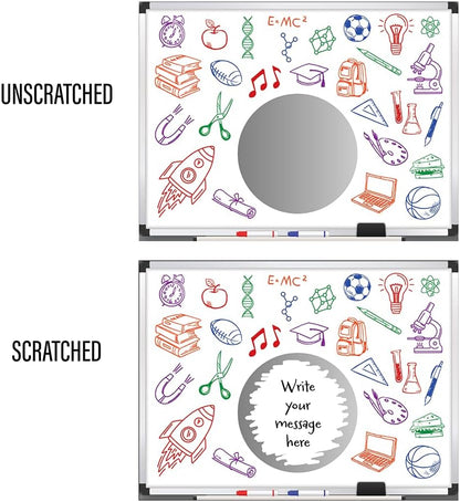 My Scratch Offs - Customizable Scratch-Off Cards Graffiti Design for Prizes, Classroom Rewards & Teacher Supplies, 50 Pack