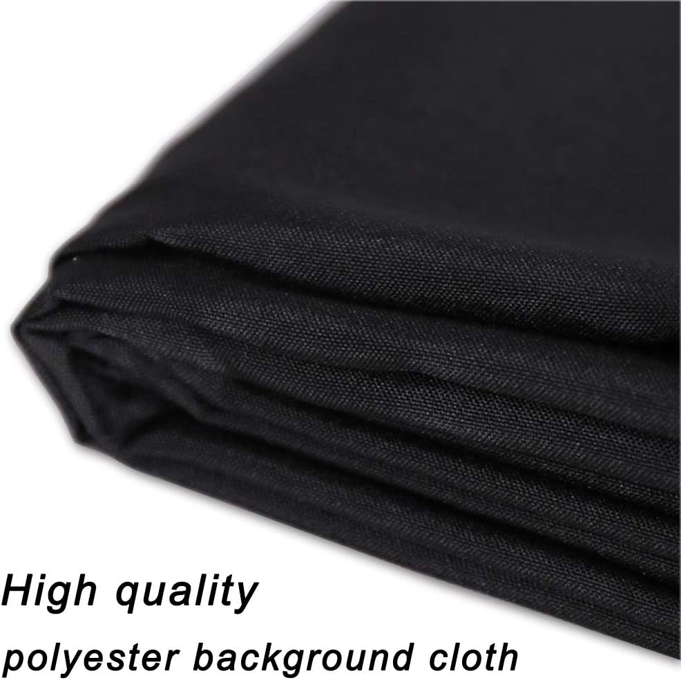 GFCC 8FTX10FT White Backdrop Background for Photography Photo Booth Backdrop for Photoshoot Background Screen Video Recording Parties Curtain