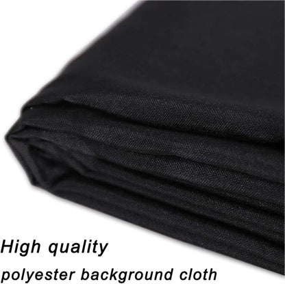 GFCC 8FTX10FT White Backdrop Background for Photography Photo Booth Backdrop for Photoshoot Background Screen Video Recording Parties Curtain