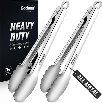EDDEAS 12 PCS Small Serving Tongs, 4.3" Mini Gold Tongs, Gold Kitchen Tongs for Serving Food, Coffee Bar, Tea Party, Desserts Party and Ice Bucket