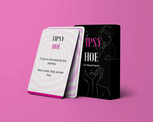 Tipsyhoe : a Girls Night Game - Bachelorette Night Game - Bachelorette Party Game - Drinking Games - Party Game - a Drinking card game