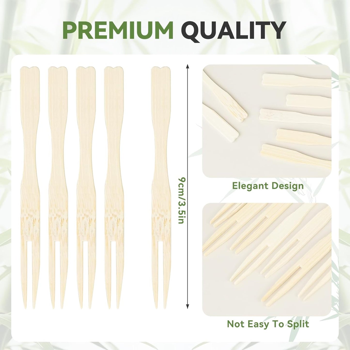 100PCS Cocktail Picks, Fancy Toothpicks for Appetizers, Decorative Skewers for Appetizers Drinks Party Fruit, 4.7 Inch Long Wooden Bamboo Gold Ball Food Sticks Charcuterie Boards Accessories
