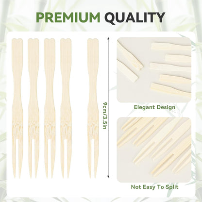 100PCS Cocktail Picks, Fancy Toothpicks for Appetizers, Decorative Skewers for Appetizers Drinks Party Fruit, 4.7 Inch Long Wooden Bamboo Gold Ball Food Sticks Charcuterie Boards Accessories