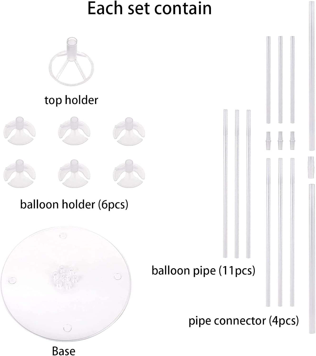 10 Sets of Balloon Stands for Table Balloon Stand Allowing Balloons To Float Without Helium Tank Balloon Holder Decorations for Birthday Party Wedding Festival Christmas
