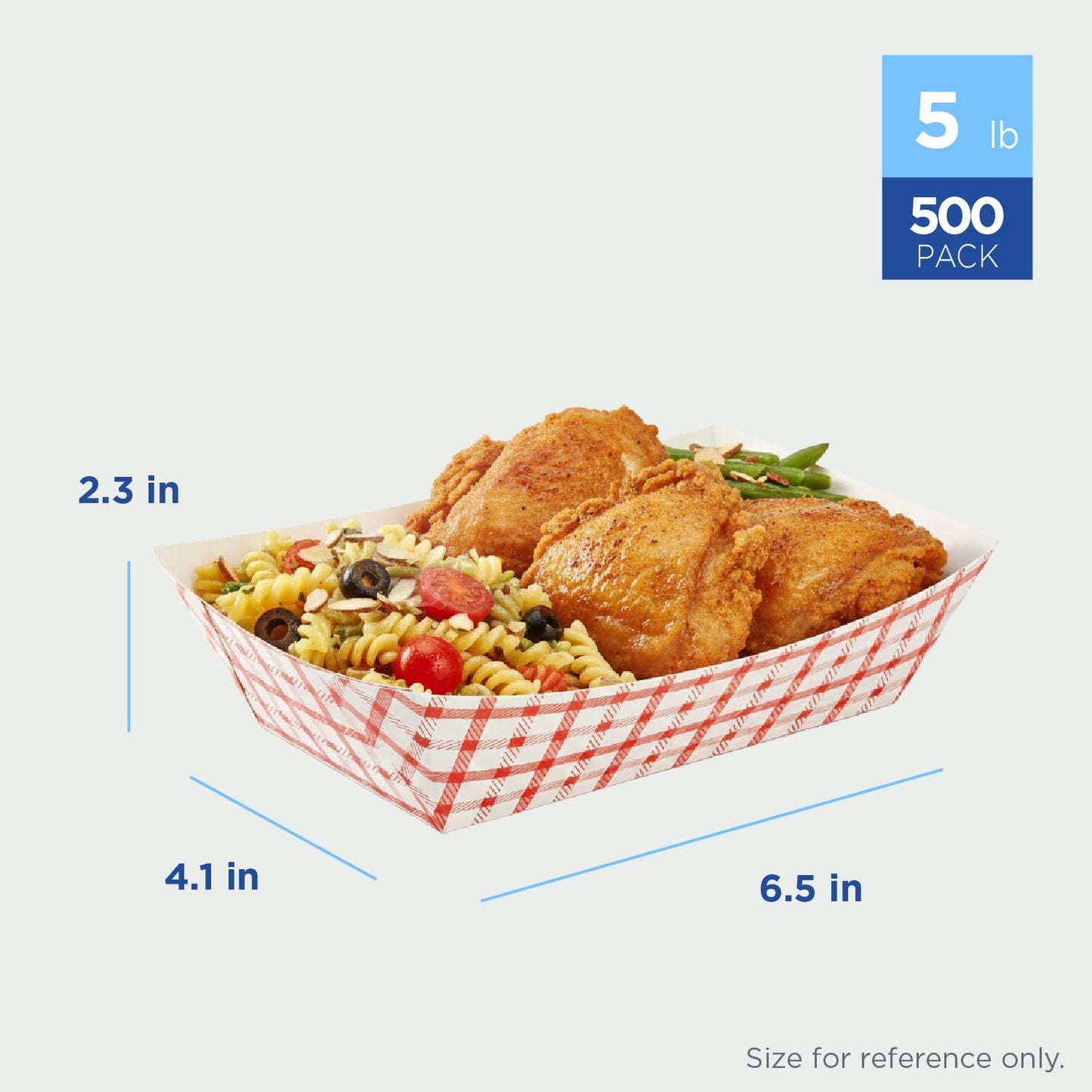 Karat Paper Food Trays Disposable [2 LB - 1,000 ct] Sturdy Food Boats, Leak Resistant | Ideal for Snacks, Nachos and Finger Foods