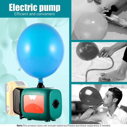 Cordless Balloon Pump Electric Compatible with Dewalt Battery for All Balloons, 5 in 1 Balloon Pump Outdoor for Inflating/Deflating Balloons, Air Beds Yoga Balls & Party Decoration (No Battery)