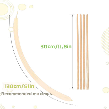 260 Balloons Clear, Thickening Long Balloons for Tying Arch, Twisting Latex Animals Magic Modeling Skinny Birthday Balloon for Kid‘s Party Wedding Decoartion Supply 100pcs