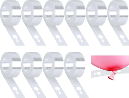 Balloon Decorating Strip,10 Balloon Arch Strip Kit for Party Wedding Birthday Decorations Balloon Tape