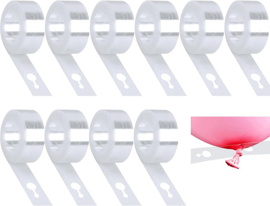 Balloon Decorating Strip,10 Balloon Arch Strip Kit for Party Wedding Birthday Decorations Balloon Tape