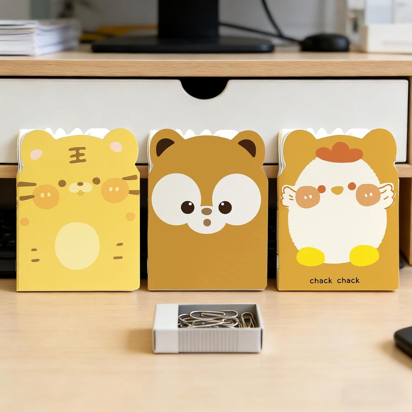30 Packs Mini Animal Notebooks, Cute notebooks for kids Bulk Cartoon Frog Puppy Pig Chick Cow Notepad Themed Party Favors for School Christmas Supplies