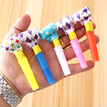 30 Pcs Party Blower Multicolor Musical Blowouts Whistles Funny Party Noisemakers Party Horns Party Supplies, New Years Noise Makers, Party Horns and Whistles
