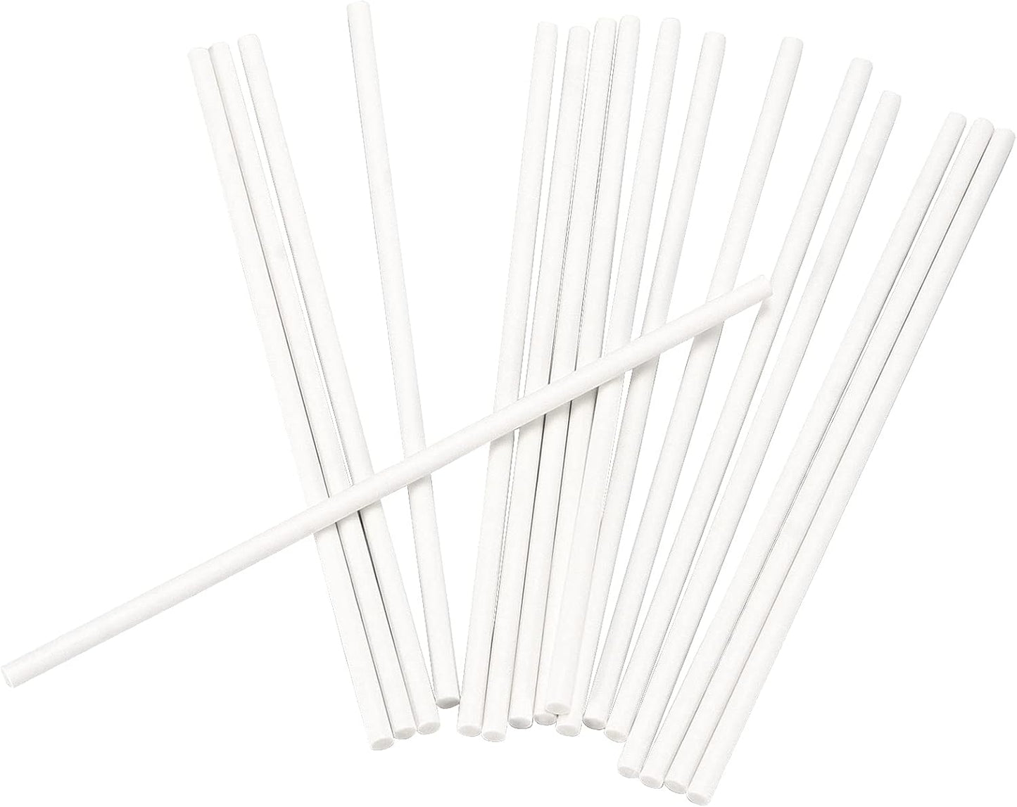 JEUIHAU 2000 PCS 6 Inches Lollypop Sticks, Paper Treat Stick, White Sucker Sticks, Treat Lollipop Sticks