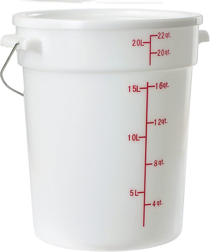 Beverage Dispenser White BPA Free Polypropylene 6 Gallon (PBDW-22)