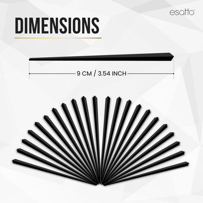 1000 Pcs Cocktail Picks Prism 7.62cm (3") - Sleek, Stylish Garnish for Cocktails, Perfect Plastic Toothpicks for Appetizers & Drinks, Versatile Fancy Skewers Food Pick for Charcuterie Parties