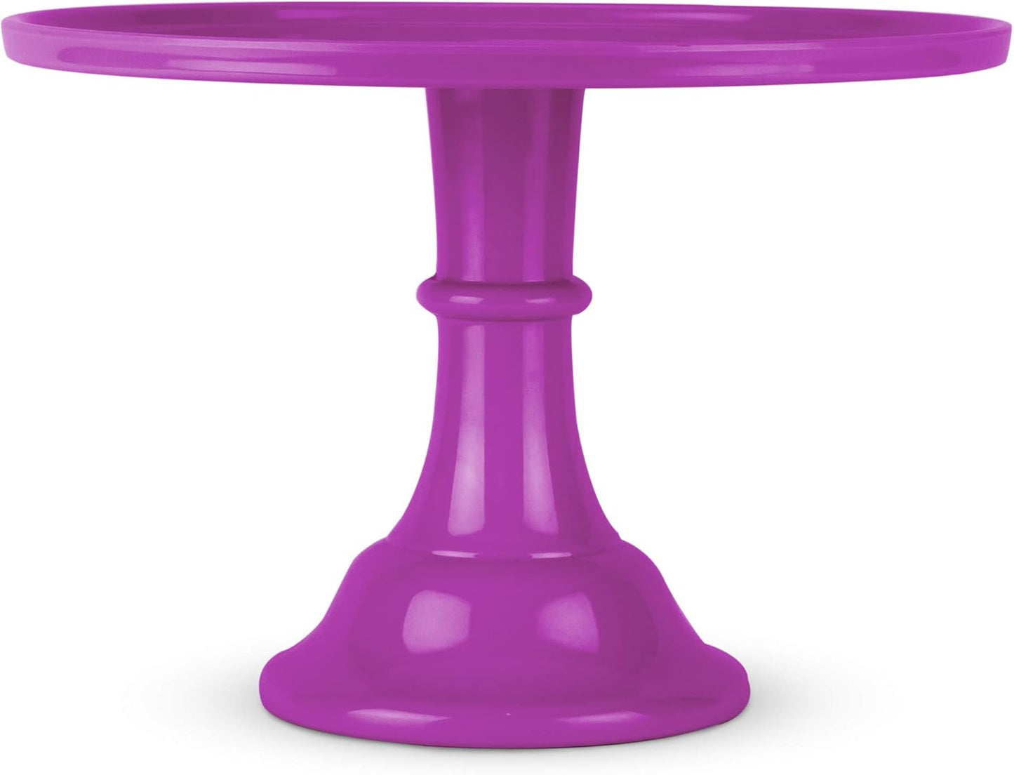 Twine Melamine Cake Stand, Cupcake Display Home Decor Food and Dessert Serving Accessory, 11.5 x 8 Inches, White, Set of 1