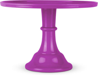 Twine Melamine Cake Stand, Cupcake Display Home Decor Food and Dessert Serving Accessory, 11.5 x 8 Inches, White, Set of 1