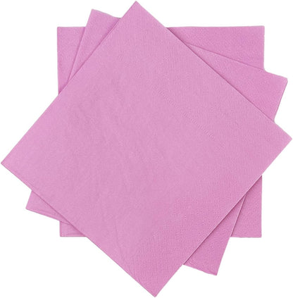 24 colors Cocktail Napkins 5 * 5inch disposable Beverage Napkin paper for Cocktail, Wedding, Dinner，Brithday Party Dessert Wine Paper Napkins（ 120 Count）