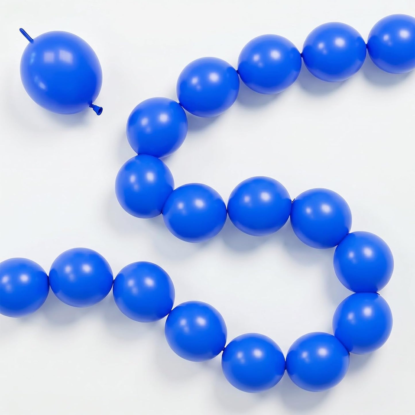 Gold Quick Link Balloons, 60PCS Linking for Balloon Wall Arch Chains, 6inch Linkable for Wedding Birthday Baby Shower Engagement Graduation Party Decorations