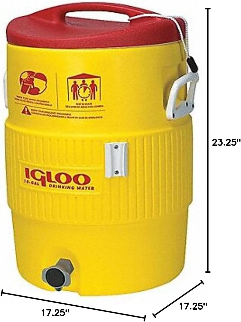 Igloo Sports Cooler | Insulated Beverage Dispenser with Spout |Portable Handwashing Station