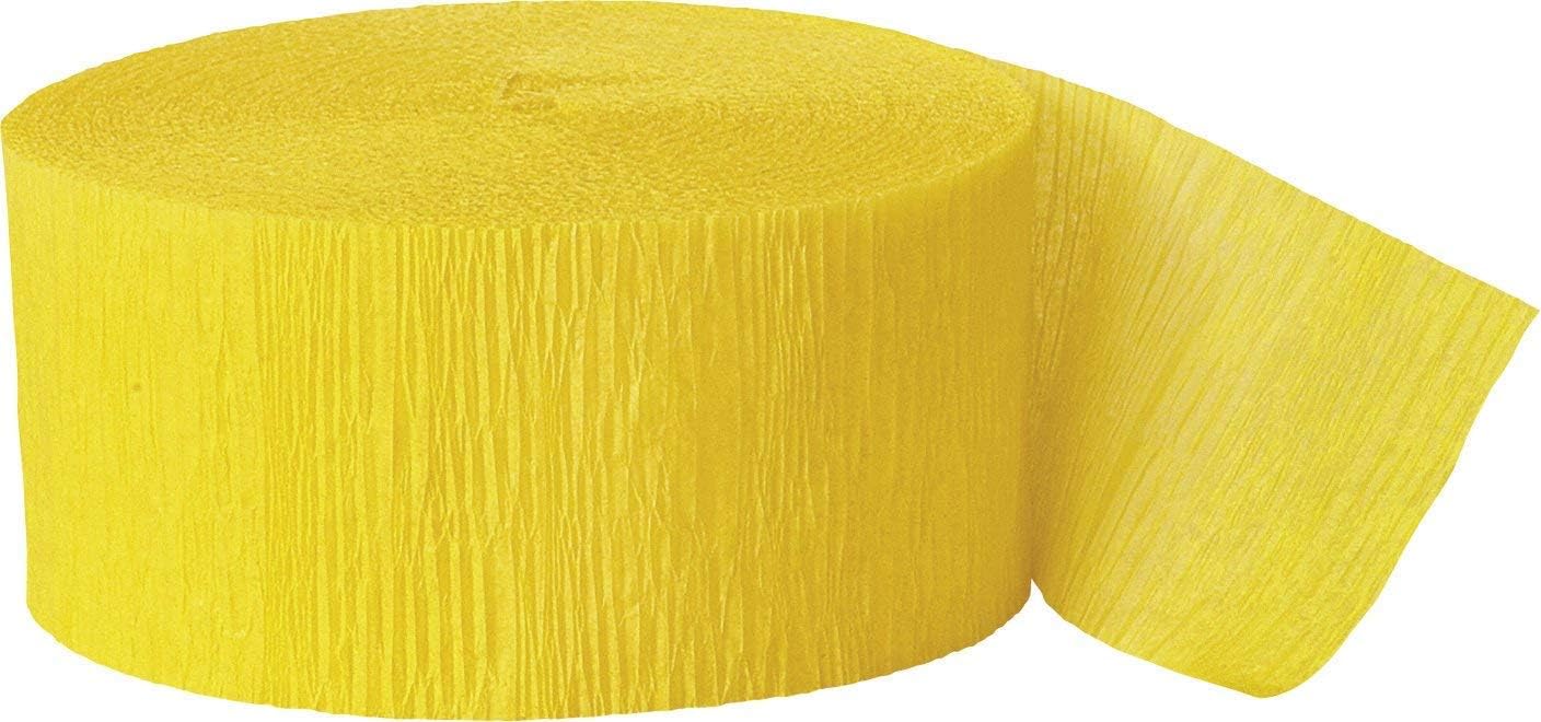 Unique Industries Crepe Paper Streamer, 81ft, Pastel Pink