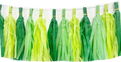 30pcs Paper Tassels Garland Banner Tissue Paper Tassel DIY Hanging Paper Decorations Party Tassel Garland Decor Baby Shower Nursery Wedding Festival Baby Shower Decoration(30, White)
