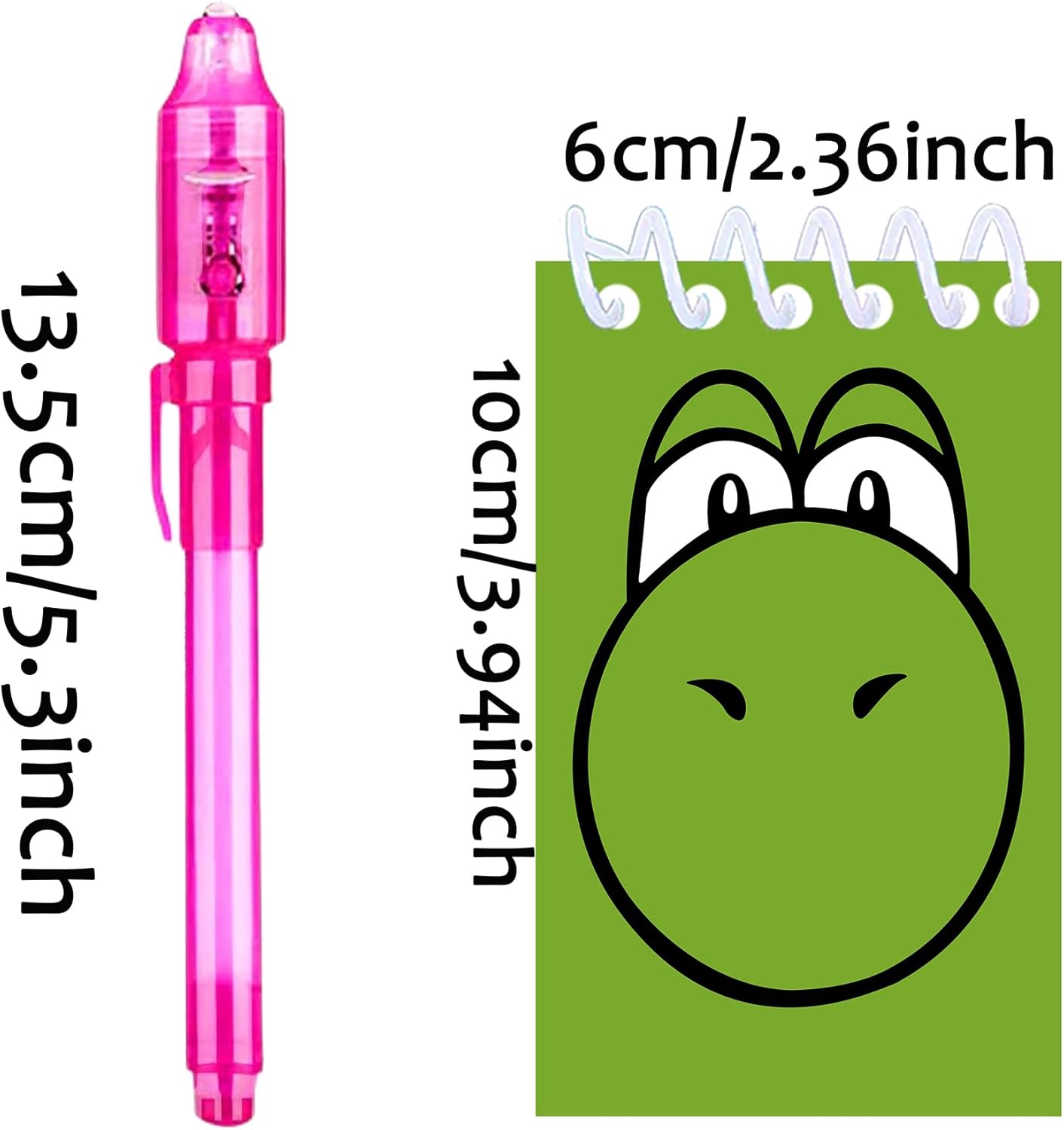 24 Pcs Super Bros Party Favors | Set of 12 Invisible Ink Pen and 12 Super Bros Mini Notepads | Gift Bag Stuffers for Super Bros Party Supplies