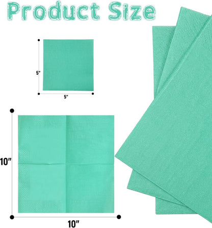 24 colors Cocktail Napkins 5 * 5inch disposable Beverage Napkin paper for Cocktail, Wedding, Dinner，Brithday Party Dessert Wine Paper Napkins（ 120 Count）