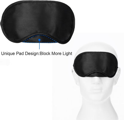 30 Pieces Blindfold Eye Cover Sleep Mask for Games Party Sleeping Travel with Nose Pad and Adjustable Strap (Multicolored)