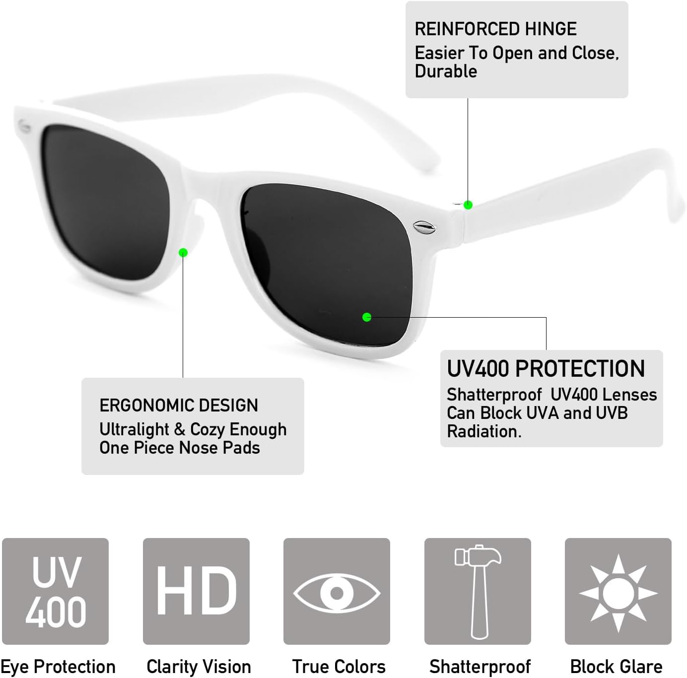 Party Sunglasses Bulk - Adult Retro Plastic Pack of 12 Vintage Sunglasses for Men Women - Party Favors
