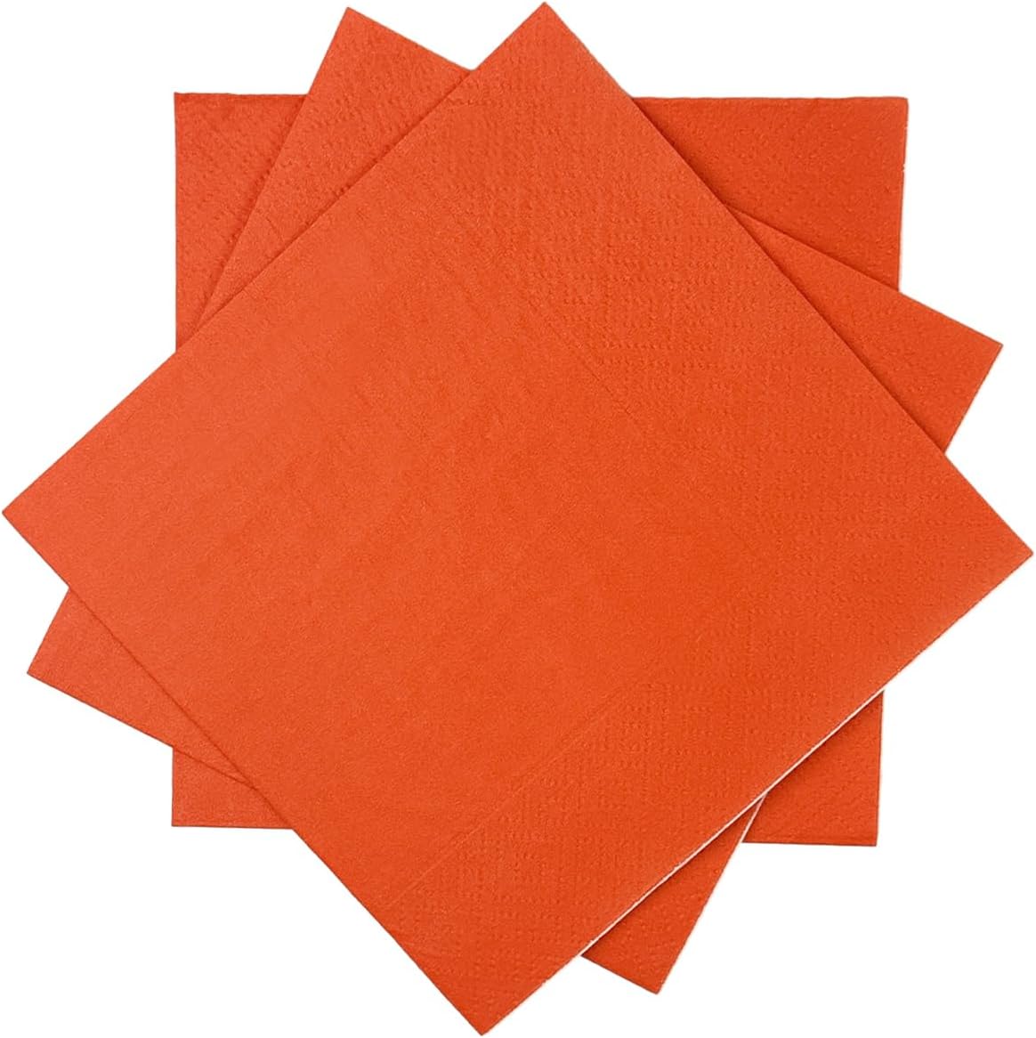 24 colors Cocktail Napkins 5 * 5inch disposable Beverage Napkin paper for Cocktail, Wedding, Dinner，Brithday Party Dessert Wine Paper Napkins（ 120 Count）