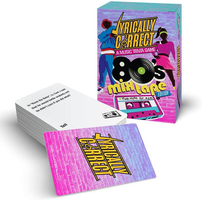 Lyrically Correct '90s & 2000s Music Trivia Card Game - Hip Hop and R&B Edition - Finish the Lyrics Challenge, Fun for Adults, Party or Family Night