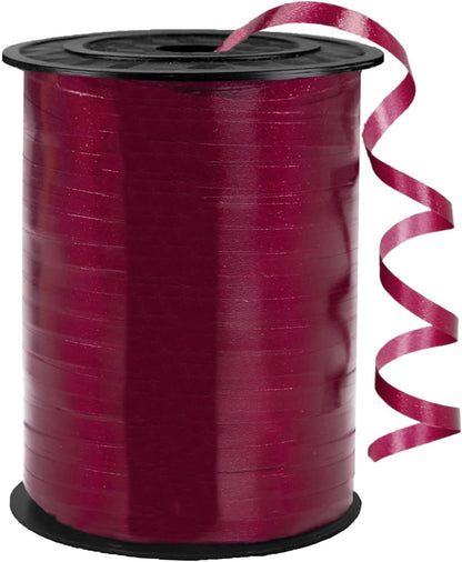 500 Yard Premium Burgundy Curling Ribbon,Curling Ribbon for Gift Wrapping Balloon for Party Birthday Wedding Decoration,Holiday Decorations Art Crafts, Florist Flower