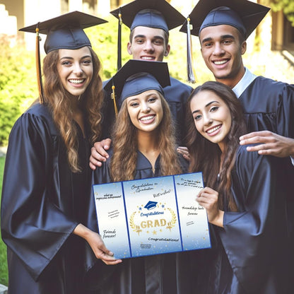 Graduation Decorations 2026, Black Gold Graduation Guest Book, Class of 2026 Grad Guestbook for Graduates Signature Congrats Grad Graduation Party Decorations Favors Supplies Gifts Idea Table Decor