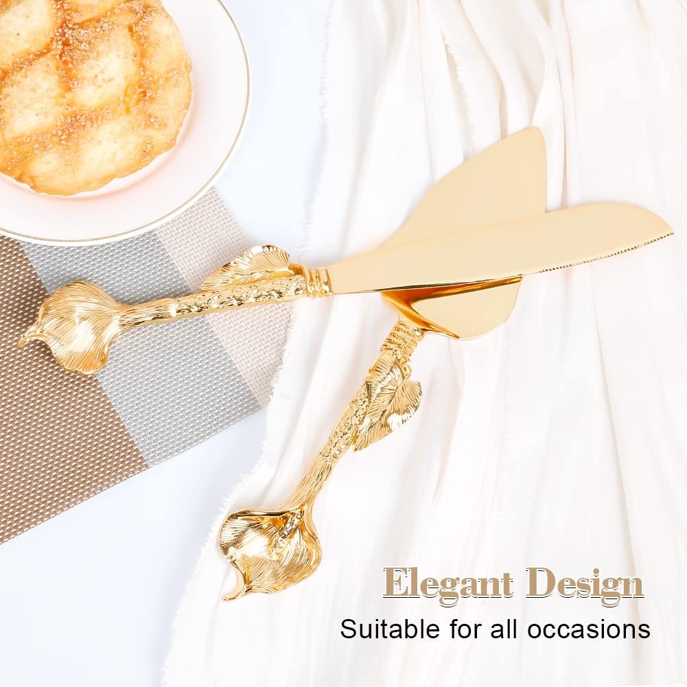 Cake Cutting Set for Wedding, Personalized Gold Cake Knife and Server Set, Custom Cake Serving Set, Engraved Pastry Pie Server Cake Pizza Cutter, Birthday Bridal Gift (F-Classic)