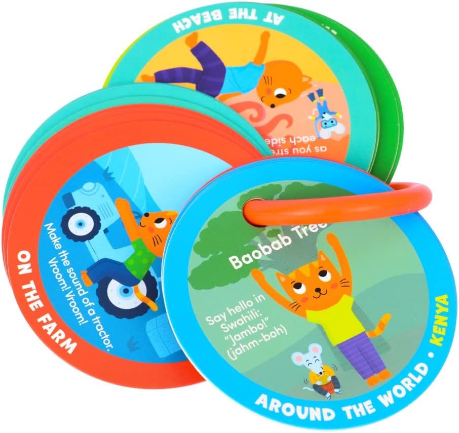 MOLLYBEE KIDS Dino Stomp and Roar, Toddler and Preschool Dinosaur Activity Cards, Gifts for 3, 4 Year Olds, Toddler Activities