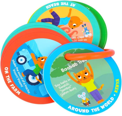 MOLLYBEE KIDS Dino Stomp and Roar, Toddler and Preschool Dinosaur Activity Cards, Gifts for 3, 4 Year Olds, Toddler Activities