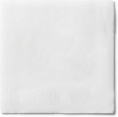 Black Beverage Napkins (300 Count) 2-Ply Disposable Cocktail Napkins for Bar, Weddings, Parties, Events, Premium Quality and EU Made