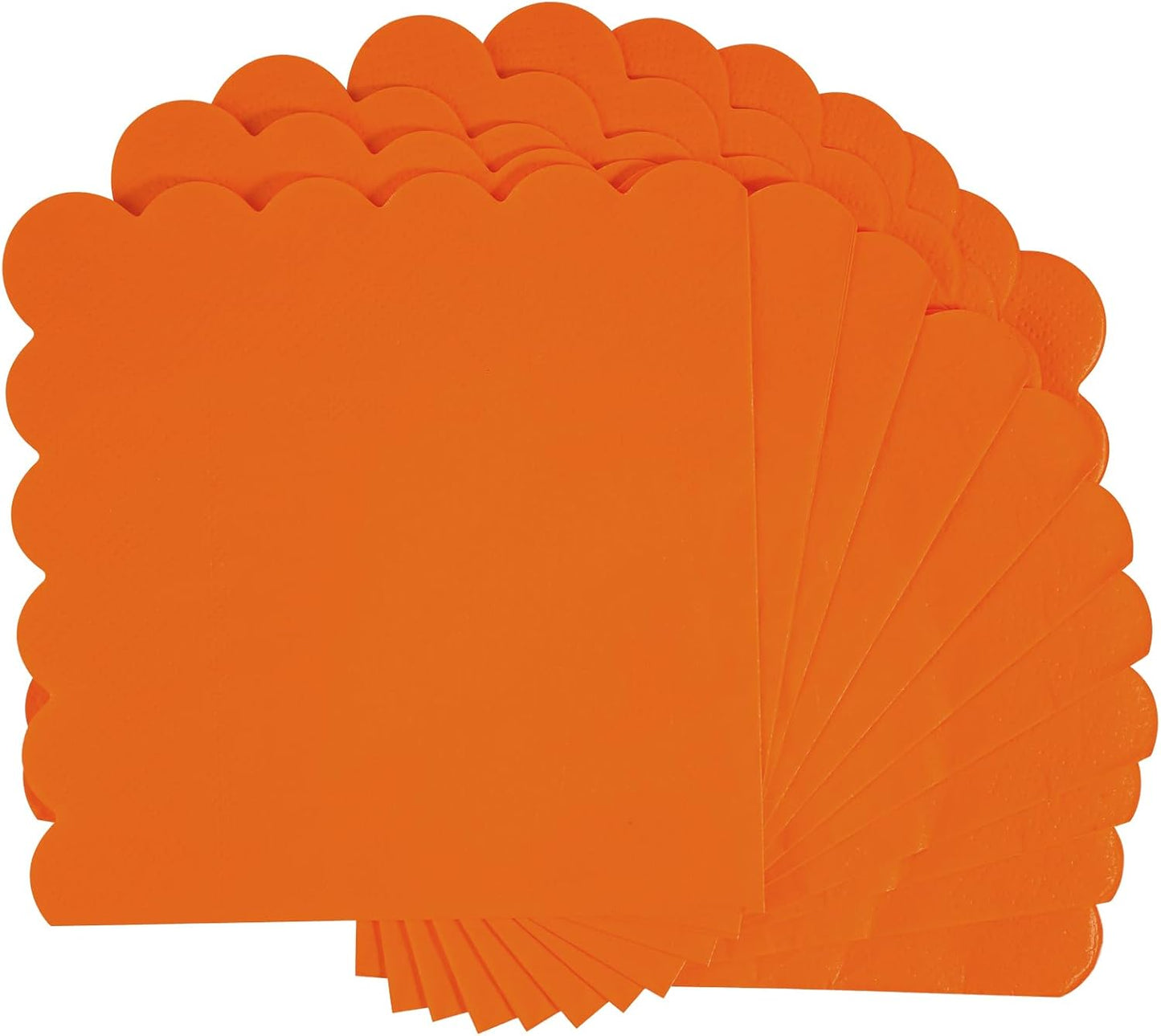 100 Pcs Cocktail Napkins, 2-Ply 5 x 5 Inches Disposable Scalloped Napkins, Thick Premium Dessert Napkins for Party, Wedding, Dinner, Birthday, Anniversary, Festival (Sage Green)