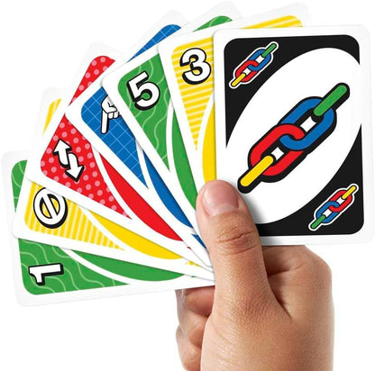Mattel,UNO Party Card Game-Larger Groups! Wilder Rules! Faster Fun!