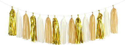 Navy-Blue White-Silver Tassel Garland Streamers - 15pcs Party Decorations Tissue Paper Tassels Banner,Graduation 2025 Wedding Baby Bridal Shower Hanging Decoration Boy Birthday Backdrop Decor Panduola