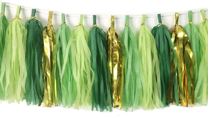 Tissue Paper Tassels Paper Tassel Garland Banner Table Decor Party Tassels Banner Wedding Birthday Baby Shower Nursey Party Decorations Supplies (20, Rose Gold+Pink+Rose Red+Lt-Pink)