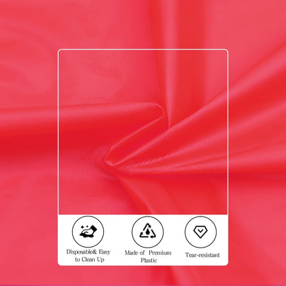 tujol Royal Blue 6 Pack Plastic Table Cloth 54" x 108", Disposable Tablecloths Rectangle Table Cover, Plastic Tablecloths for Parties