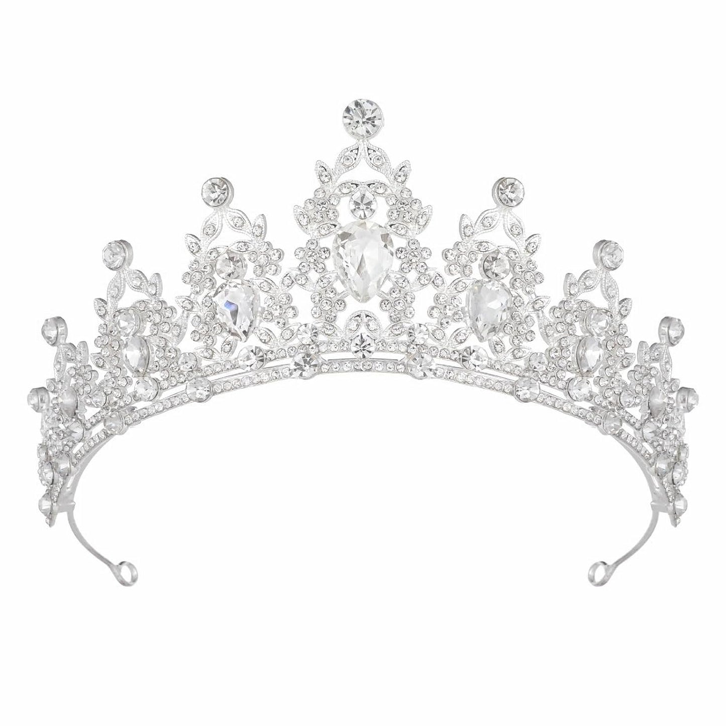 Tiara Crown for Women, Headband Hair Accessories for Birthday Wedding Party Costume Pink