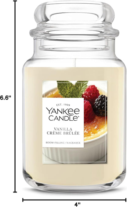 Yankee Candle Vanilla Cupcake, Scented Candle, 22oz Large Jar with up to 150 Hour Burn Time, Giftable, Birthdays