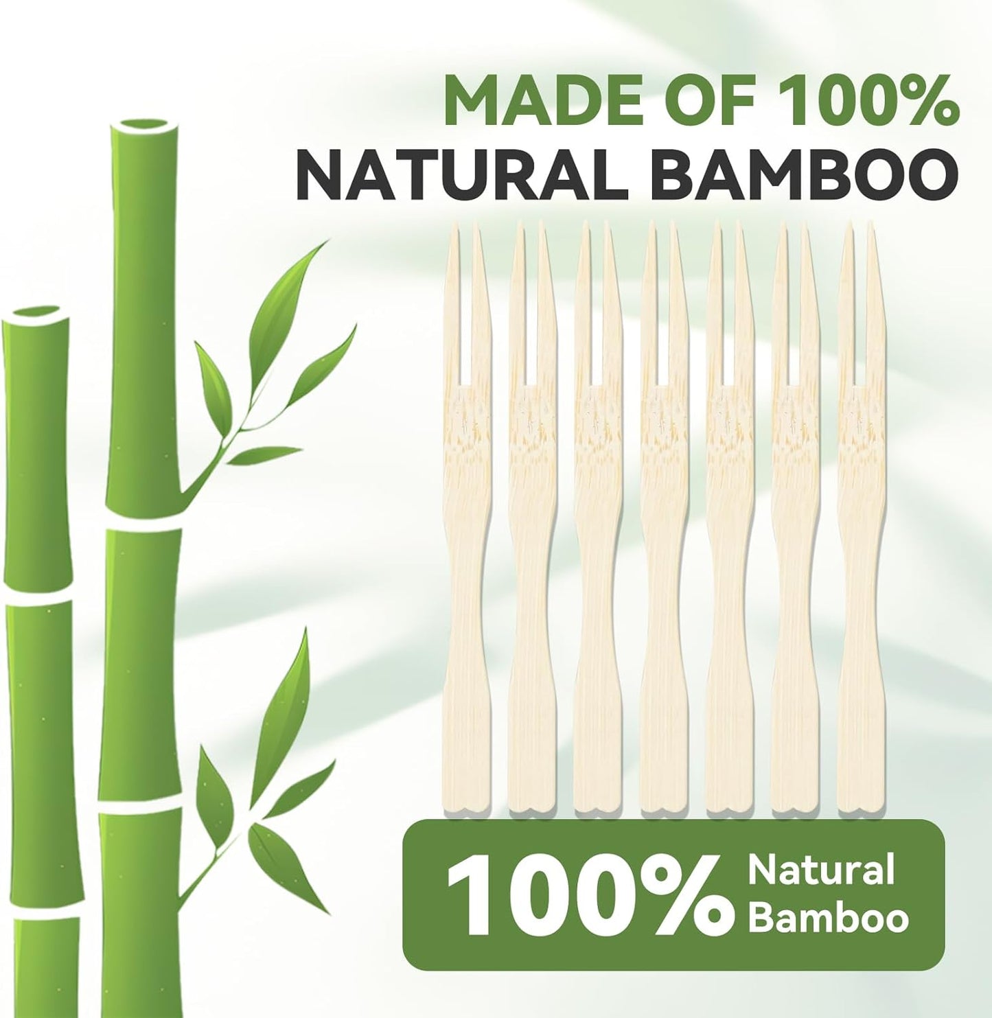 100PCS Cocktail Picks, Fancy Toothpicks for Appetizers, Decorative Skewers for Appetizers Drinks Party Fruit, 4.7 Inch Long Wooden Bamboo Gold Ball Food Sticks Charcuterie Boards Accessories