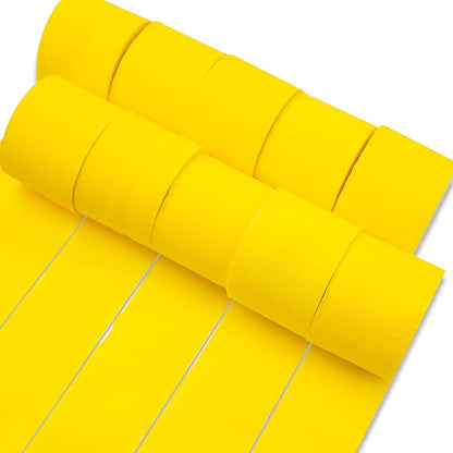 PartyWoo White Crepe Paper Streamers 10 Rolls 820 ft Pack of Pearl White Crepe Paper for Graduation Wedding Baby Shower Anniversary Gender Reveal Birthday Party Decorations (1.8 Inch x 82 Ft/Roll)