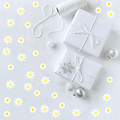Daisy Confetti Flower Daisy Shape Table Scatters Confetti for Daisy Decorations Wedding Birthday Party Supplies Decorations Flower Party Sets