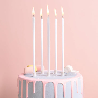 PHD CAKE Champagne Gold Long Thin Metallic Birthday Candles, Cake Candles, Birthday Parties, Wedding Decorations, Party Candles