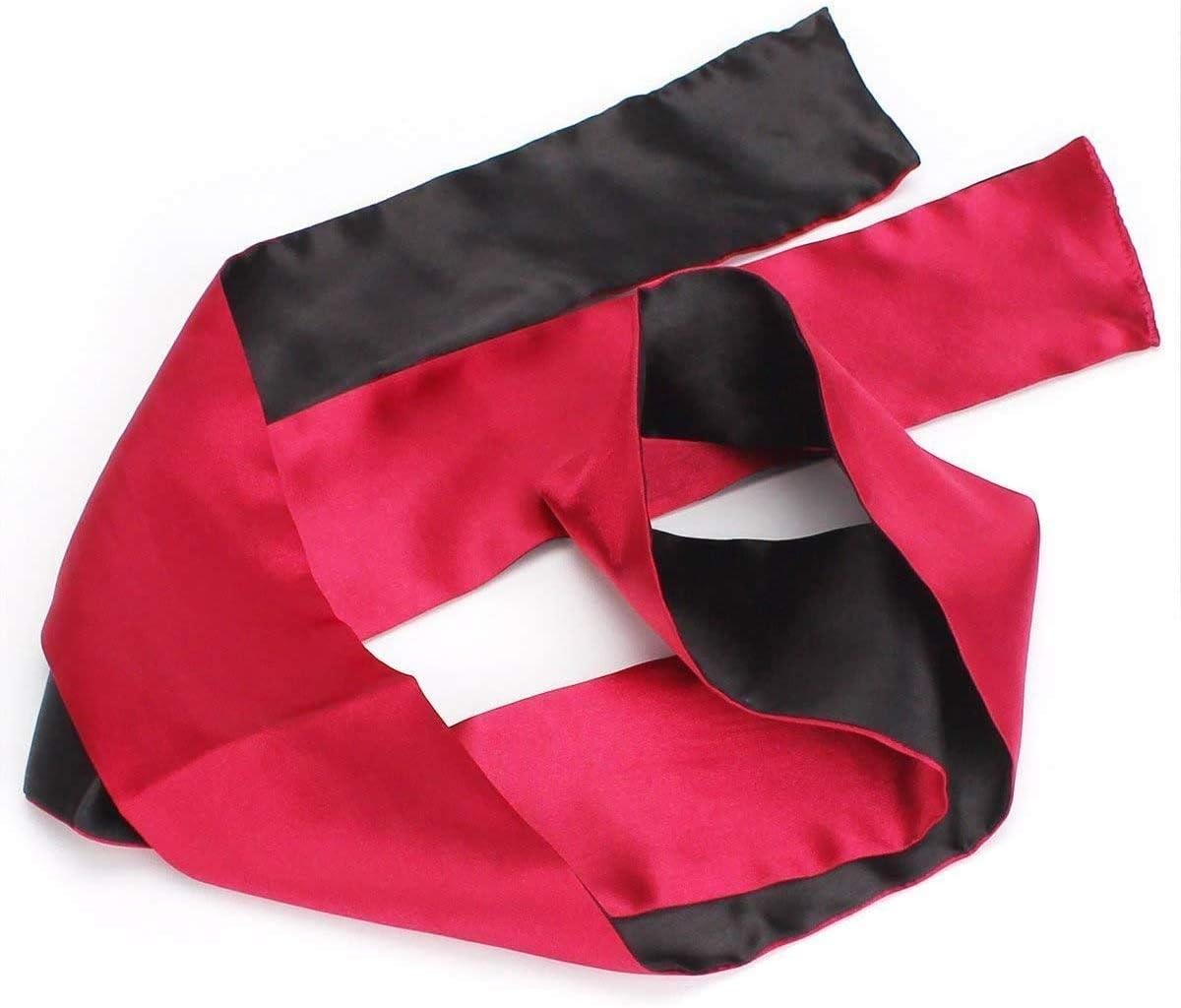Soft Satin Eye Mask Blindfold Comfortable Sleeping Masks - 59 in x 2.8 in